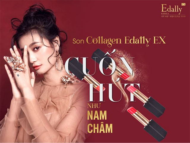 Son môi Collagen Edally EX Hàn Quốc nhập khẩu, chính hãng - Sức cuốn hút của thỏi nam châm
